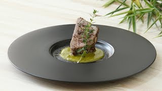 Arrosto di vitello con pesto di pistacchi  Chef Massimo Spallino  Sfizioso [upl. by Horgan661]