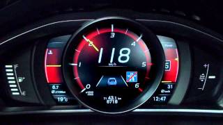 Adaptive Digital Display  The Volvo V40 [upl. by Fransis]