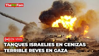 TERRIBLE REVES PARA ISRAEL EMBOSCADA DESTRUYE SUS BLINDADOS EN GAZA  TheMXfam [upl. by Leumas]