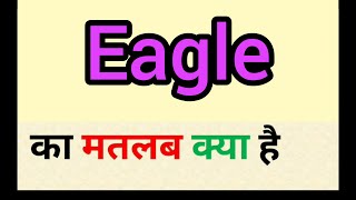 Eagle meaning in hindi  eagle ka matlab kya hota hai  word meaning english to hindi [upl. by Theo252]