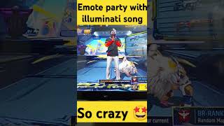 Emote party with illuminati songso crazy 😍illuminati [upl. by Morgana]