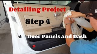 How To Detail a Car  Door Panels and Dash  Detailing Project Step 4 [upl. by Asher209]