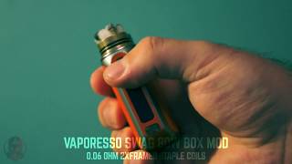 Vaporesso SWAG 80W TC BOX MOD [upl. by Carolan373]