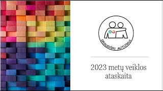 2023 metų veiklos ataskaita [upl. by Gnok]