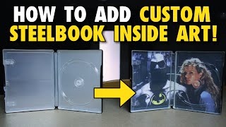 How To Add Custom Steelbook Inside Artwork [upl. by Aynik]