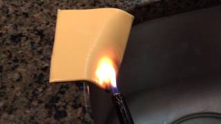 I tried burning Kraft American Cheese and this happened [upl. by Ellmyer]