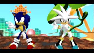 MMD  Sonic and Silver Dance to Clover Club [upl. by Claribel]