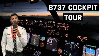 A DETAILED TOUR OF THE B737 COCKPIT [upl. by Herminia]