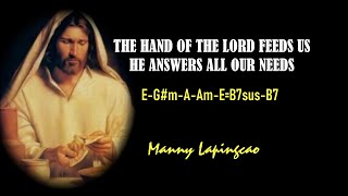 THE HAND OF THE LORD FEEDS US HE ANSWERS ALL OUR NEEDS resp Psalm Jul 28 2024 Manny Lapingcao [upl. by Naehgem793]