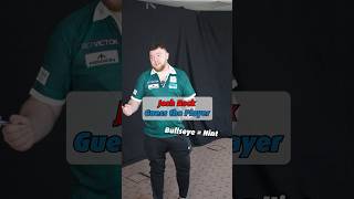 Guess the player Round 2 🎯 Josh Rocks aiming for a bullseye… but for a hint this time pdc [upl. by Dael]