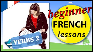 French Verbs 2  Beginner French Lessons for Children [upl. by Koslo735]