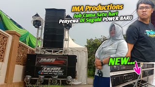 Power Baru IMA Productions untuk penyewa hajatan satu hari subwoofer 18 inch [upl. by Fonville]