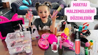 Kız OyunlarıADA İLE MAKYAJ MALZEMELERİNİ DÜZENLEDİKOda Düzenleme Vlog funny [upl. by Utley859]