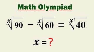 Math Olympiad  A Nice Radical Problem  VIJAY Maths [upl. by Aynotel]