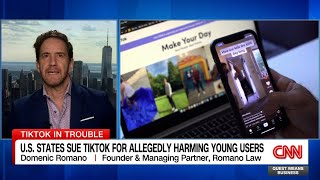 Domenic Romano on the Latest Lawsuits Against TikTok [upl. by Ynetsed]