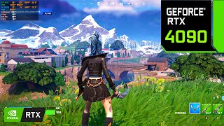 RTX 4090 Benchmarks 8K FPS Fortnite  Nvidia 4090 [upl. by Schacker]