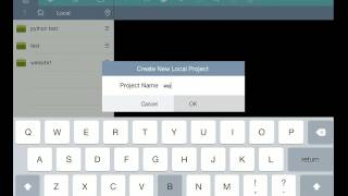 Coding on the iPad HTML 1 intro [upl. by Nabalas]