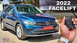 2022 VW Tiguan Facelift  On Road Price  Mileage  Features  Flagship VW [upl. by Anilat]