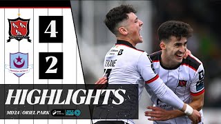 2024 Highlights  MD24  Dundalk FC 42 Drogheda United [upl. by Ahtiek195]