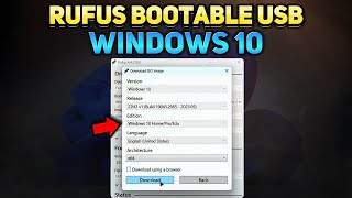 How to Create a Windows 10 Installation USB with Rufus Tutorial [upl. by Murrell]