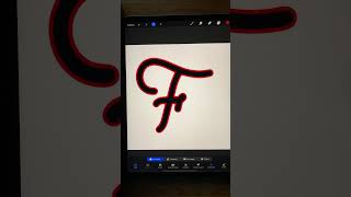 Procreate tutorial  Quick outlines in Procreate YouTube shorts [upl. by Timrek78]