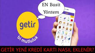 GETİR YENİ KREDİ KARTI NASIL EKLENİR Getir Ödeme Yöntemi Değiştirme [upl. by Cullan]