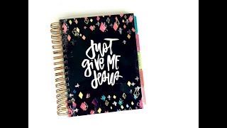 Using a Planner for Scripture Writing and Prayer Journal [upl. by Sirron]