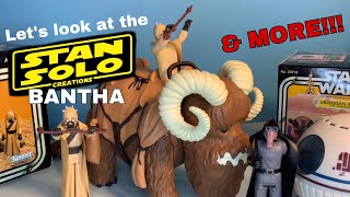 Stan Solo Bantha Review and POTF2 comparison and more Star Wars Kenner toy comparison [upl. by Andromache]