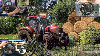 Farming Simulator 22 Thrustmaster T248 Logitech G29 and Logitech G Saitek Steering Wheel Gameplay [upl. by Carina]