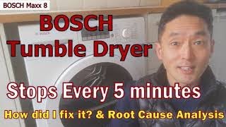 BOSCH Tumble Dryer Keeps Stopping  How to Fix [upl. by Sharma]