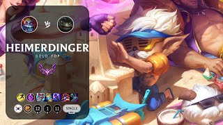 Heimerdinger Top vs Tahm Kench  KR Master Patch 146 [upl. by Alihs108]