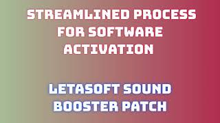 Letasoft Sound Booster Installation Tutorial Simple Steps [upl. by Giff]