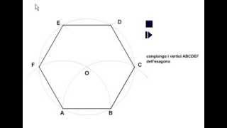 costruzione dellesagono dato il lato [upl. by Heindrick]