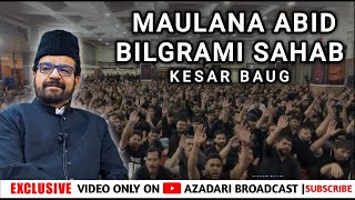 🔴 LIVE NOW  MAJLIS5 MAULANA ABID BILGRAMI  KESAR BAUG  MOHARRAM 2024  DONGIRI [upl. by Anauqcaj873]