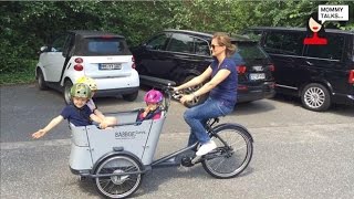 Babboe Curve Mountain ElektroLastenfahrrad Bewertung video [upl. by Ycinuq682]