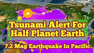 Volcano Eruption amp Earthquake In Kamchatka Peninsula Russia 72 Mag Shiveluch Ash Eruption [upl. by Aicenav474]