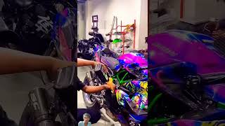 Kawasaki H2 Fuul sarvice and details sarvice cost shorts trending superbike kawasaki h2 [upl. by Adnorehs]