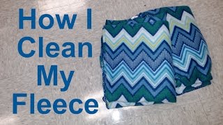 How I Clean My Fleece [upl. by Agna]