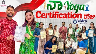 Iam a Certified Yoga Teacher Now  Yoga 200 Hours Teacher Training Certification  Krishna Yogashala [upl. by Annoved]