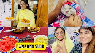 My First Day Of Ramadan 2O22  Iftaar Routine  SAMREEN ALI VLOGS [upl. by Hassett59]