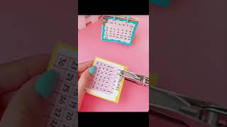 DIY table calendar shorts [upl. by Ier]