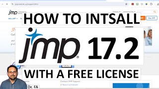 Free JMP 172 2024  How to Install JMP Software 172 in LaptopPC [upl. by Ragnar]