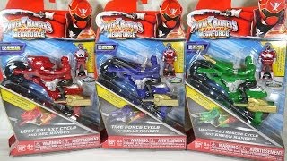 Review Lost Galaxy Lightspeed Rescue amp Time Force Cycles Power Rangers Super Megaforce [upl. by Susie]