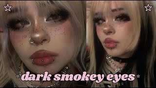 dramatic smoky eye full face tutorial ⋆♱✮♱⋆ cruelty free [upl. by Heber]