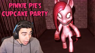 PINKIE PIE CAME BACK TO LIFE TO END ME  Pinkie Pies Cupcake Party 1 Full Game [upl. by Emirej]