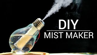 how to make humidifier at home  DIY ultrasonic mist maker [upl. by Detta]