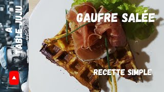 Gaufre au bleu  croustillante et moelleuse  A table Juju [upl. by Eiaj808]