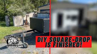 DIY SQUAREDROP CAMPER BUILD EP 18  FINAL TOUCHES amp MOUNTING [upl. by Nitreb]