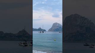 Ibiza beach views 🌊⛰️ shorts ibiza ibizasummer beach beachlife beachvibes spain españa [upl. by Laubin]