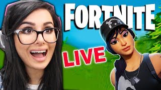 FORTNITE SSSNIPERWOLF GAMEPLAY LIVE 3X WIN STREAK [upl. by Arinaid]